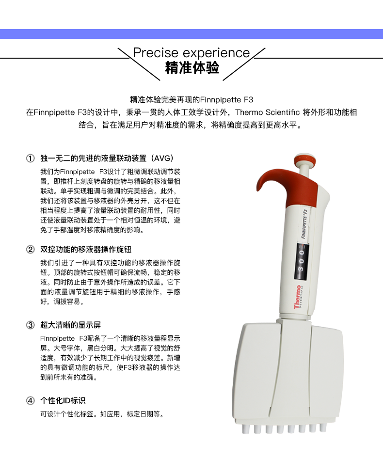 Thermo F3 100-1000ul单道移液器