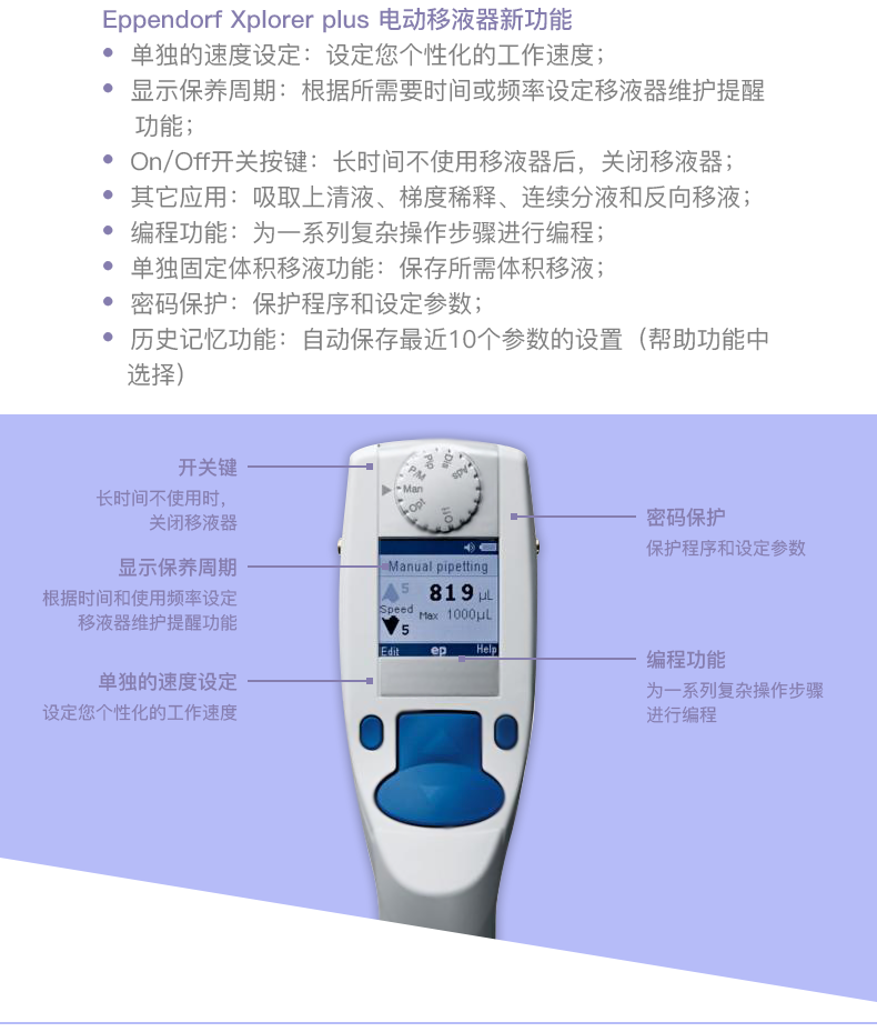 Eppendorf Xplorer 5-100µl12道电动