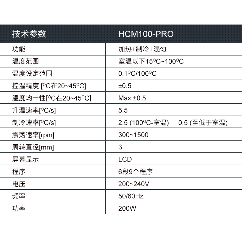 加热制冷震荡恒温金属浴HCM100-PRO 含一款加热块附件