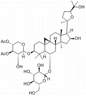 (3β,6α,16β,20R,24S)-3-O-[(3,4-二乙酰基-β-D-木糖)]-20, 24-环氧-16,25-二羟基-9,19-环羊毛甾烷-6-O-葡萄糖苷HPLC≥97%