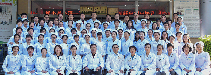 医护人员合影