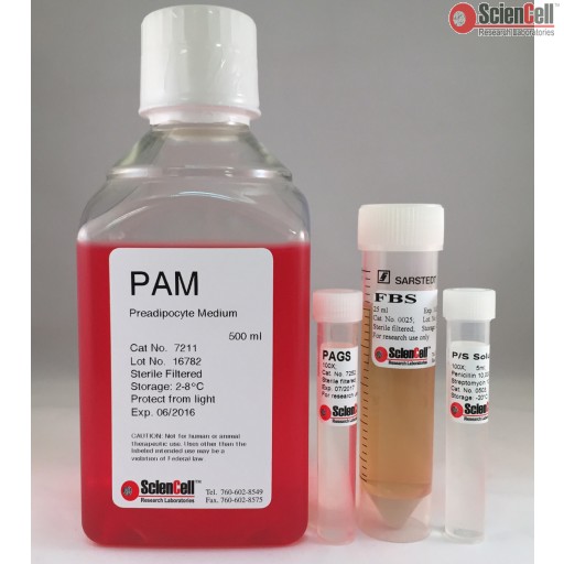 ScienCell 前脂肪细胞培养基 PAM(货号7211)