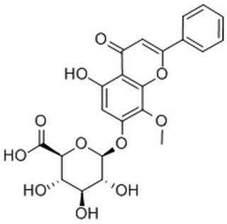 汉黄芩苷(51059-44-0)分析标准品,HPLC≥98%