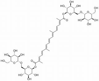 西红花苷I(42553-65-1)分析标准品,HPLC≥98%