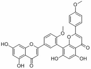 异银杏双黄酮(548-19-6)分析标准品,HPLC≥98%