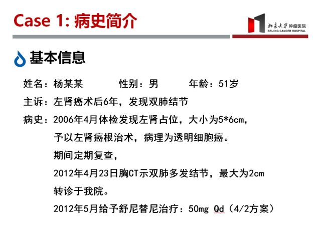 肾癌病例分析诊断阴性 病例分析 | 晚期肾癌转移灶手术是否有意义？