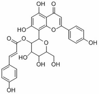2''-O-p-香豆酰基牡荆素(59282-55-2)分析标准品,HPLC≥98%
