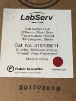 Fisher货号310109011现货100mm细胞培养皿19121878899上海睿安生物