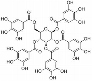 1,2,3,4,6-O-没食子酰葡萄糖(14937-32-7)分析标准品,HPLC≥99%