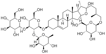 原纤细薯蓣皂苷(54848-30-5)分析标准品,HPLC≥90%
