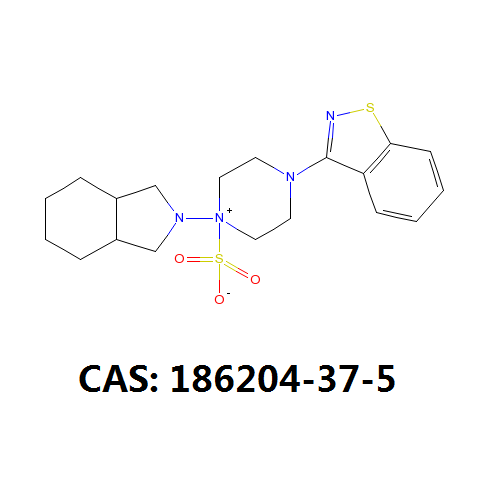 (3AR,7AR)-4’-(1,2-苯并异噻唑-3-基)八氢螺[2H-异吲哚-2,1’-哌嗪]甲磺酸盐186204-37-5