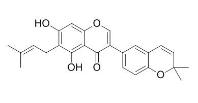 异鱼藤色烯异黄酮(121747-90-8)分析标准品,HPLC≥95%