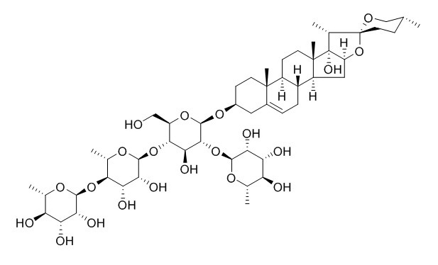 重楼皂苷VII(68124-04-9)分析标准品,HPLC≥95%