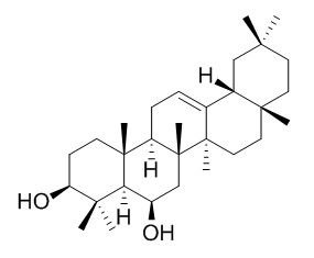 齐墩果-12-烯-3b,6b-二醇(41498-79-7)分析标准品,HPLC≥98%