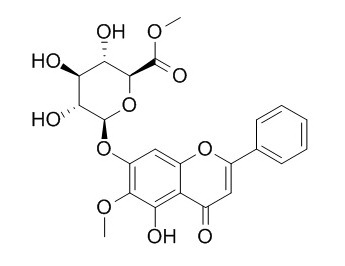 千层纸素A-7-0-β-D-葡萄糖醛酸苷甲酯(82475-01-2)分析标准品,HPLC≥95%