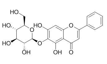 黄芩素 6-O-葡萄糖苷(28279-72-3)分析标准品,HPLC≥95%