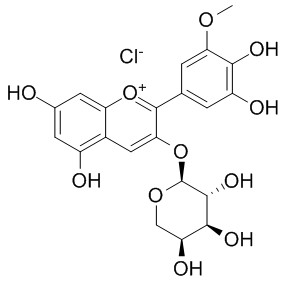氯化矮牵牛素-3-O-阿拉伯糖苷(28500-03-0)分析标准品,HPLC≥95%