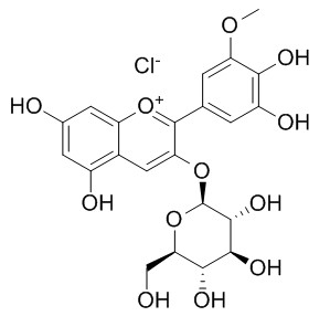 氯化矮牵牛素-3-O-葡萄糖苷(6988-81-4)分析标准品,HPLC≥95%