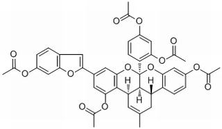 Mulberrofuran G pentaacetate(99217-75-1)分析标准品,HPLC≥98%