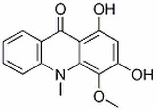 1,3-Dihydroxy-4-methoxy-10-methylacridin-9(10H)-one(1189362-86-4)分析标准品,HPLC≥98%