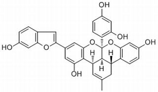 Mulberrofuran G(87085-00-5)分析标准品,HPLC≥98%