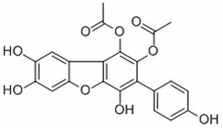 1,2-Diacetoxy-4,7,8-trihydroxy-3-(4-hydroxyphenyl)dibenzofuran(146905-24-0)分析标准品,HPLC≥98%