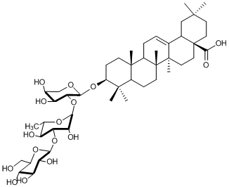 齐墩果酸-3-O-β-D-葡萄糖( 1→3)-α-L-鼠李糖