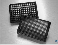 Plate 96w TC BlkClr w/lid 32cs