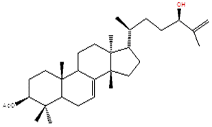 3β-乙酰氧基-7,25-甘遂二烯-24(R)-醇13520