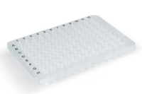 Hard-Shell® 96-Well PCR Plates, high profile, semi skirted, clear/clear #HSS9601