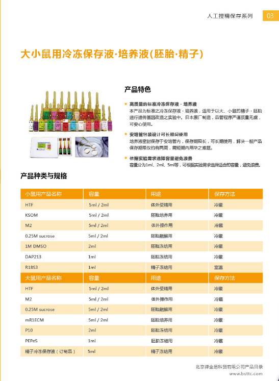 人工授精保存系列