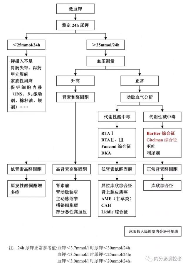 低钠血症诊断流程图图片