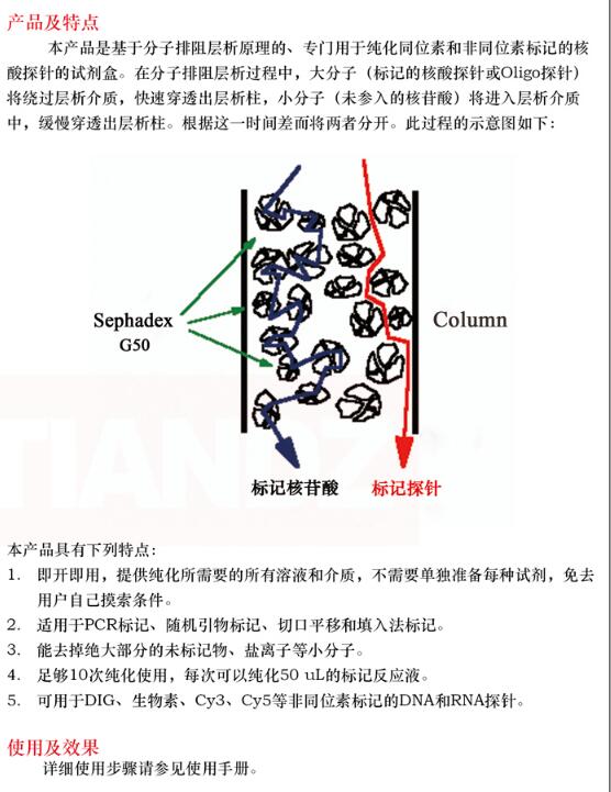 柱式探针纯化试剂盒10 次保存