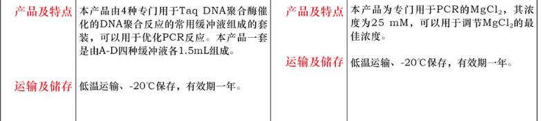 PCR 优化试剂盒1套保存
