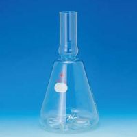 WHEATON 3893-07 培养瓶 摇瓶，四个底部深扰流板，不带盖子