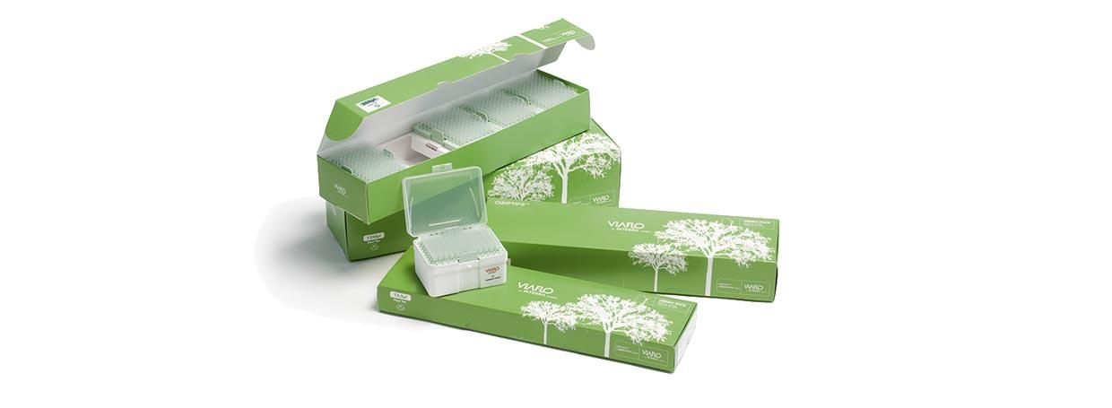 盒装吸头300 µL, 5 Inserts of 96 Tips, Non-Sterile, GREEN CHOICE  4432