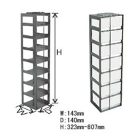 美国精骐存放3英寸高标准盒的卧式冰箱和液氮罐分隔架 CF-4-3