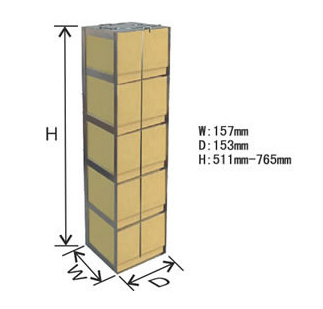 美国精骐存放15ml和50ml试管盒的卧式冰箱分隔架-CFLB系列 CFLB-4