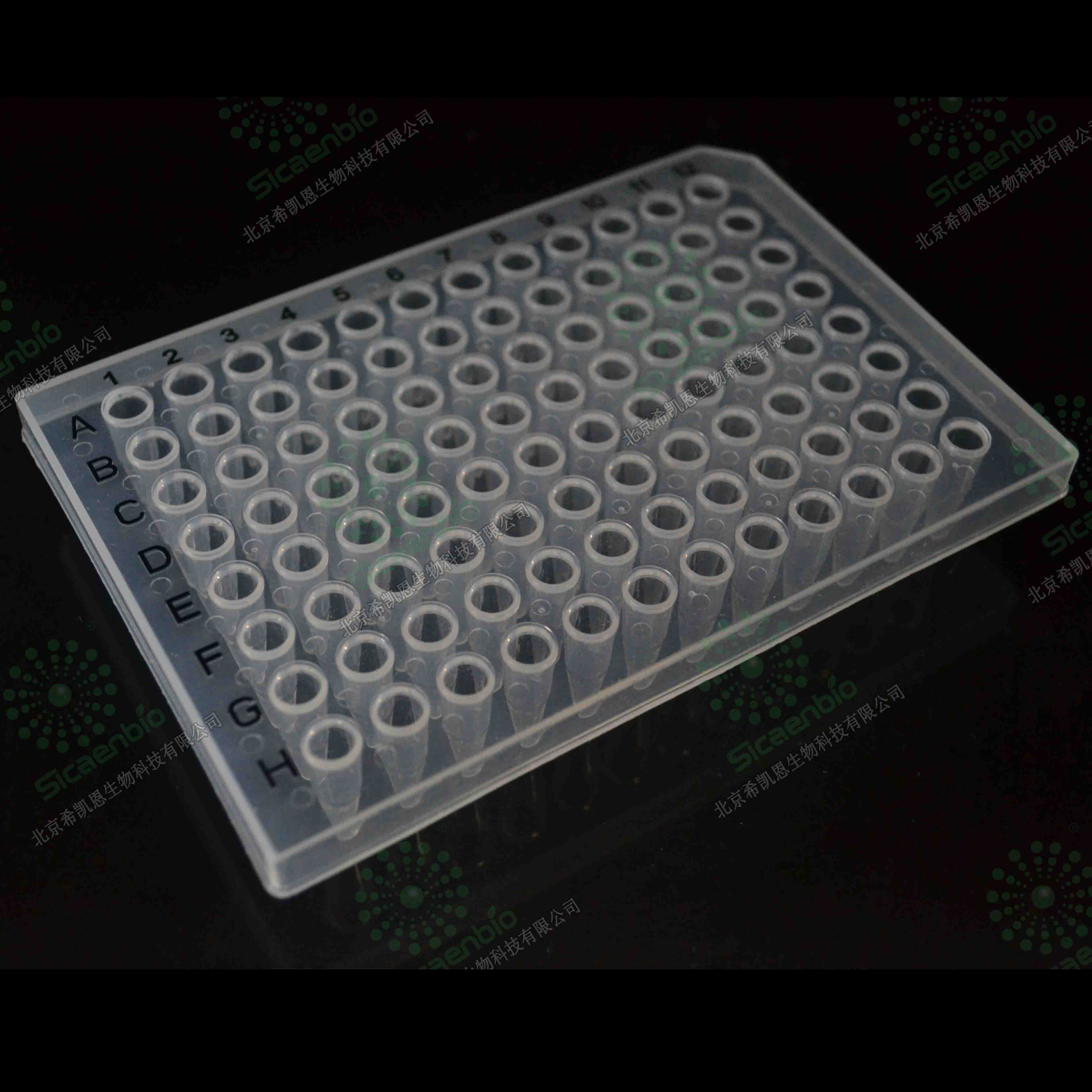新冠检测转用PCR板完美替代AXYGEN PCR-96M2-HS-C 0.2ML透明半裙边96孔PCR板
