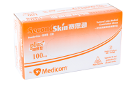 Second Skin® 乳胶检查手套，无粉（加强型）