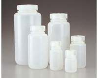 广口瓶，瓶身HDPE材料；瓶盖PP材料