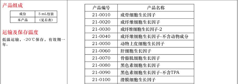髓核细胞生长因子5mL品牌