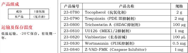 Vinblastine( 长春新碱 )100μL说明书