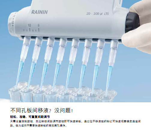 梅特勒托利多 RAININ瑞宁  间距可调移液器