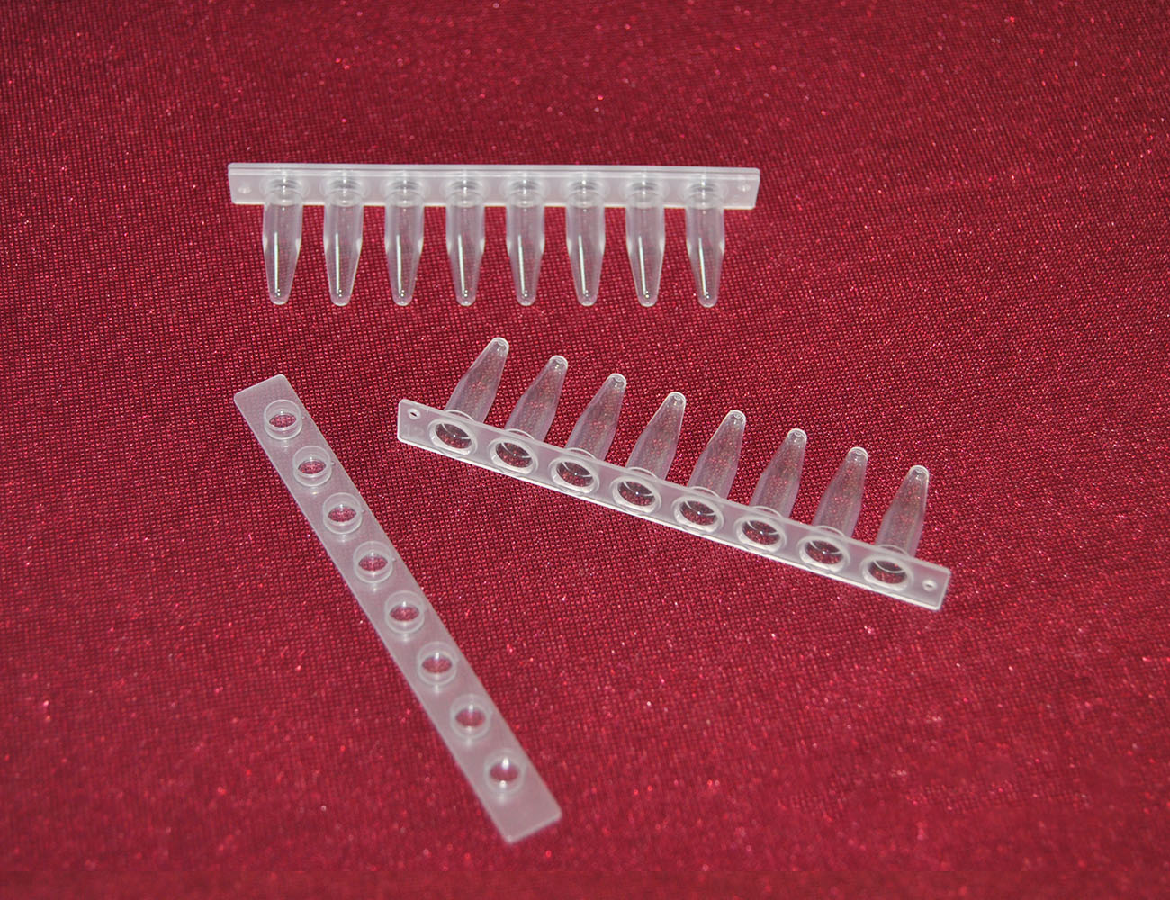0.1ml pcr8联排管平盖透明