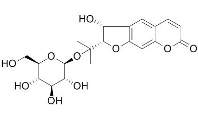 Smyrindioloside 1'-O-Beta-D-吡喃葡萄糖基-3-羟基闹达柯裂亭 CAS:87592-77-6