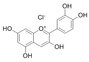 Cyanidin Chloride 氯化矢车菊素,CAS:528-58-5
