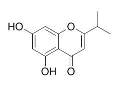 5,7-Dihydroxy-2-isopropylchromone 5,7-二羟基-2-(1-甲基乙基)-4H-1-苯并吡喃-4-酮 CAS:96552-59-9