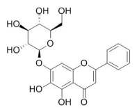 Oroxin A 木蝴蝶苷A,CAS号:57396-78-8