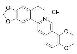 Berberine hydrochloride 盐酸小檗碱 CAS:633-65-8